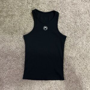 Marine Serre Black Tank Top